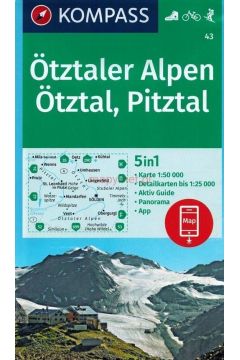 Otztaler Alpen, Otztal, Pitztal 1 50 000 KOMPASS