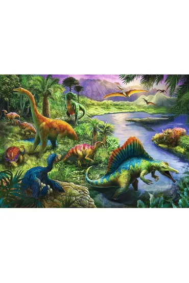 Puzzle 200 el. Drapiene dinozaury Trefl
