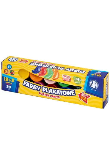Astra Farby plakatowe 14 x 20 ml