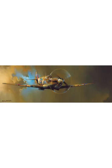Puzzle panoramiczne 1000 el. Samolot bojowy, Spitfire by BArrie A.F.C Eurographics