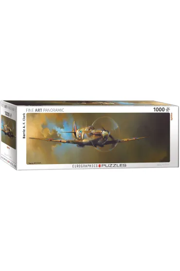 Puzzle panoramiczne 1000 el. Samolot bojowy, Spitfire by BArrie A.F.C Eurographics