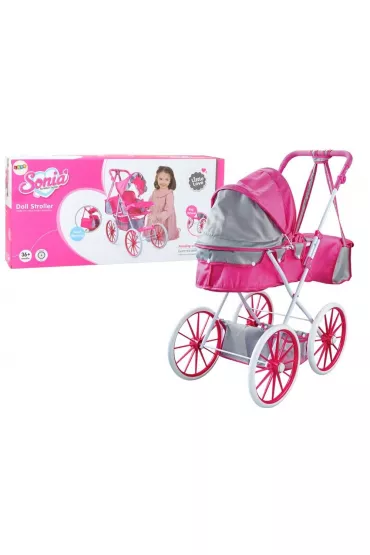 W�zek dla lalek metalowy LeanToys