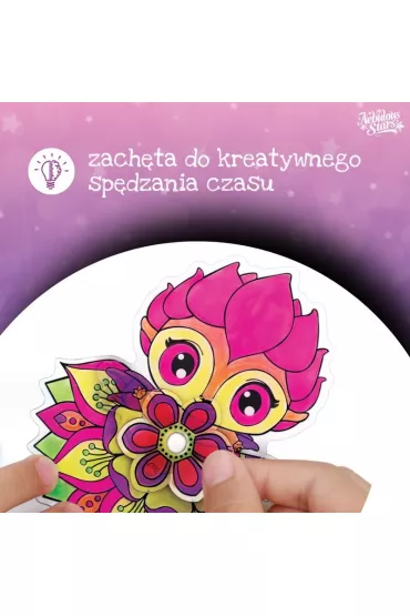 Witra� na okno – zestaw do malowania z 3 szablonami dla dzieci 7+ Nebulous Stars