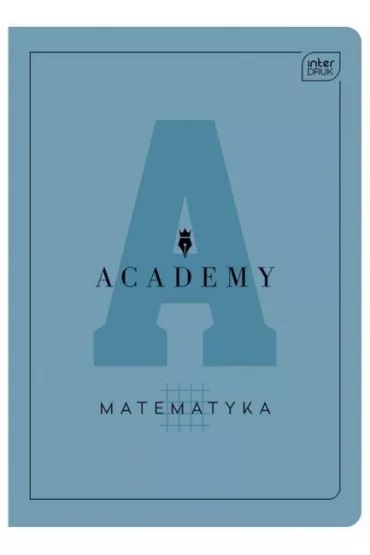 Interdruk Zeszyt A5 Academy Matematyka kratka 60 kartek