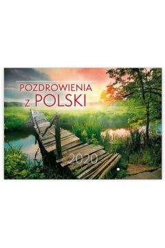 Kalendarz 2020 cienny - Pozdrowienia z Polski
