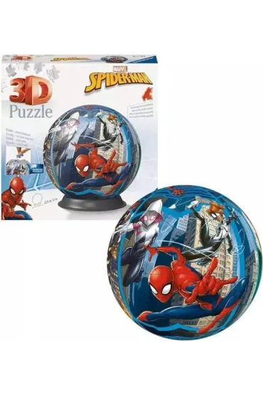 Puzzle 72 el. 3D Kula: Spiderman Ravensburger