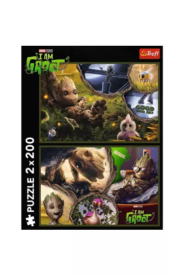 Puzzle 2x200 el. Ja jestem Groot Trefl