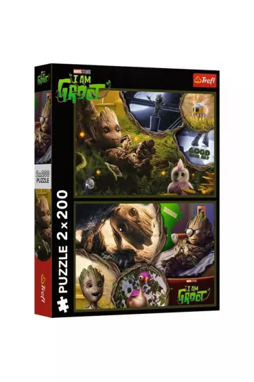 Puzzle 2x200 el. Ja jestem Groot Trefl