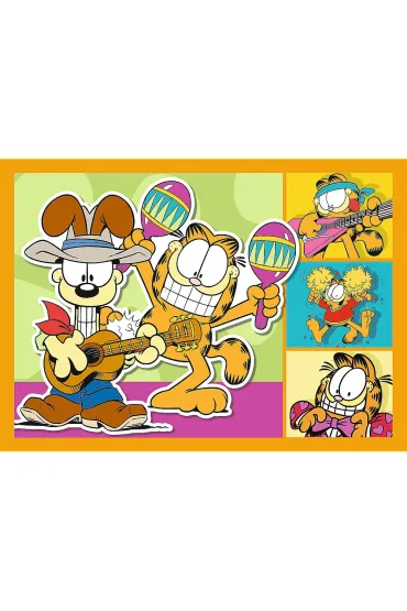 Puzzle 4w1 - Garfield kocha lazani� (35+48+54+70 el.) Trefl