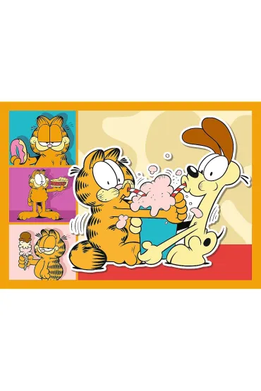 Puzzle 4w1 - Garfield kocha lazani� (35+48+54+70 el.) Trefl