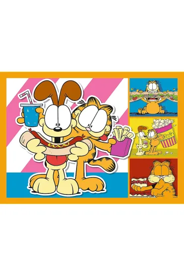 Puzzle 4w1 - Garfield kocha lazani� (35+48+54+70 el.) Trefl