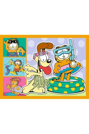 Puzzle 4w1 - Garfield kocha lazani� (35+48+54+70 el.) Trefl