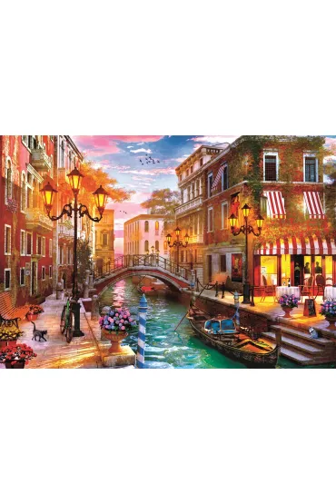 Puzzle 500 el. Sunse Over Venice Clementoni