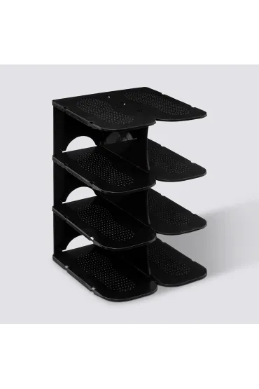 5five Simply Smart Organizer na 4 pary but�w Czarny