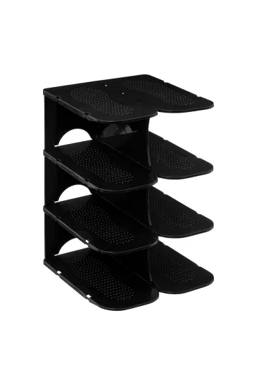 5five Simply Smart Organizer na 4 pary but�w Czarny
