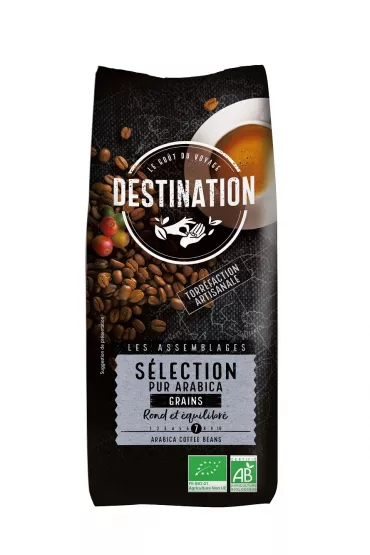 Destination Kawa 100% Arabica Selection ziarnista 1 kg Bio