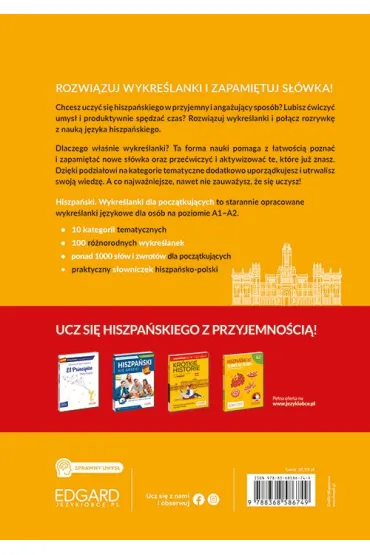 Hiszpa�ski. Wykre�lanki dla pocz�tkuj�cych A1&ndash;A2 - J�zefina  Ciechowska