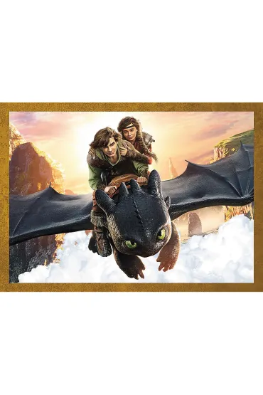 Puzzle 4w1 - Smocze dni (35+48+54+70 el.) Trefl