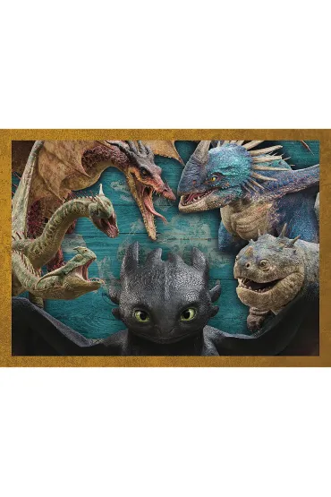 Puzzle 4w1 - Smocze dni (35+48+54+70 el.) Trefl