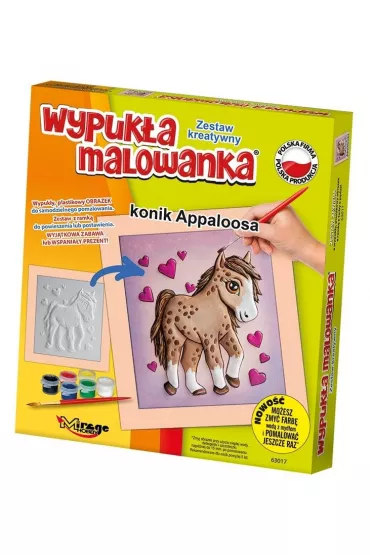 Wypuk�a malowanka Konik Appaloosa Mirage Hobby