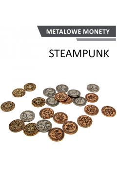 Drawlab Entertainment Metalowe monety. Steampunkowe (zestaw 24 monet)