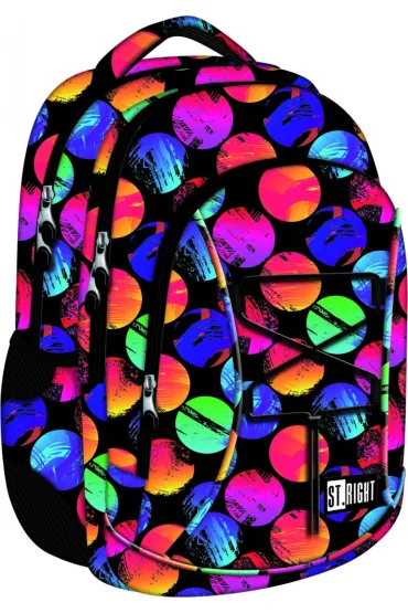 St. Majewski Plecak szkolny St.Right BP-32 Colourful Dots