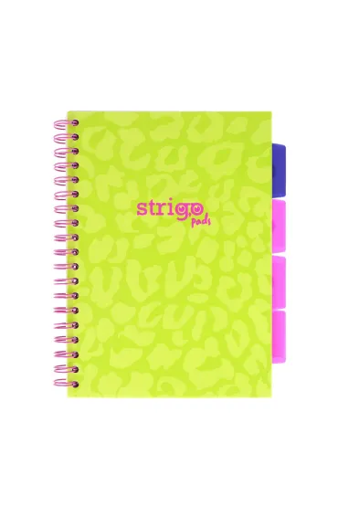 Strigo Ko�ozeszyt Pads B5 Neon zielony kratka 100 kartek