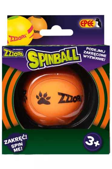 Spinball. Zakr�cona zabawa pomara�czowa z czarnym (Roar) Epee