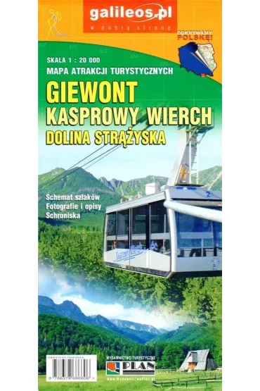 Mapa - Giewont, Kasprowy Wierch.. 1:20 000 w.2024