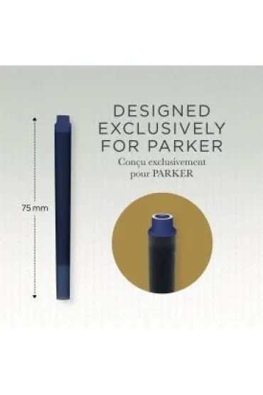 Parker Naboje do pi�ra d�ugie niebieskie 5 szt.