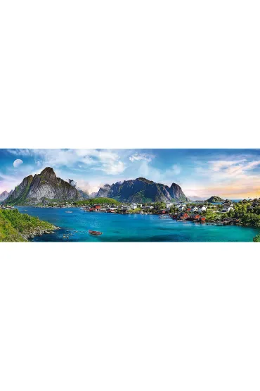 Puzzle panoramiczne 500 el. Archipelag Lofoty, Norwegia Trefl