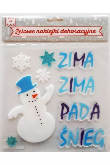 MCD �elowe naklejki dekoracyjne Zima, zima