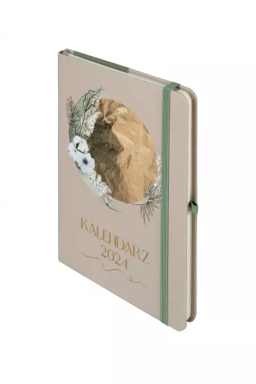 Antra Botanical Zoty ksiyc A5 DNSkalendarz 2024