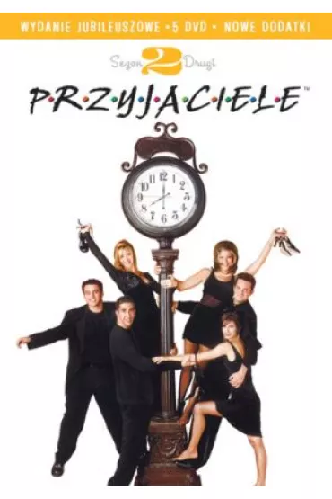 Przyjaciele. Edycja jubileuszowa, sezon 2 (5 DVD) - Courtney Cox Arquette, David Schwimmer, Jennifer Aniston, Lisa Kudrow, Matt LeBlanc, Matthew Perry