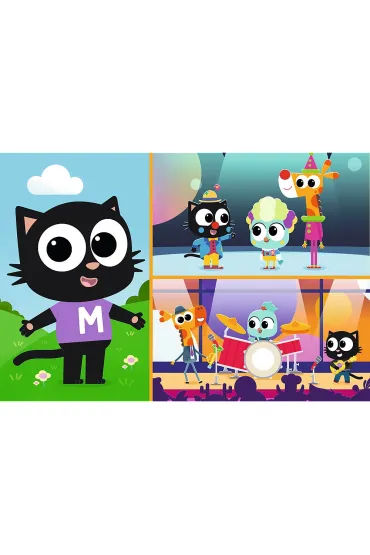 Puzzle maxi 24 el. Przygody ma�ego Kotka Milo Trefl