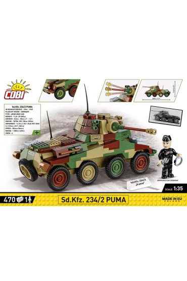 HC WWII Sd.Kfz 234/2 Puma