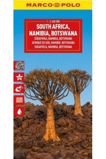 Mapa drogowa Afryka Po�udniowa, Namibia 1:2,4 mln