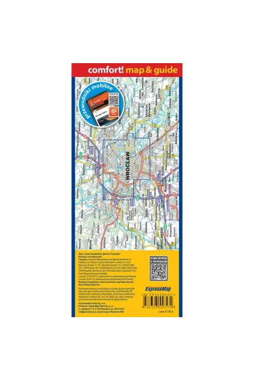 Wroc�aw laminowany map&guide 2w1 przewodnik i mapa