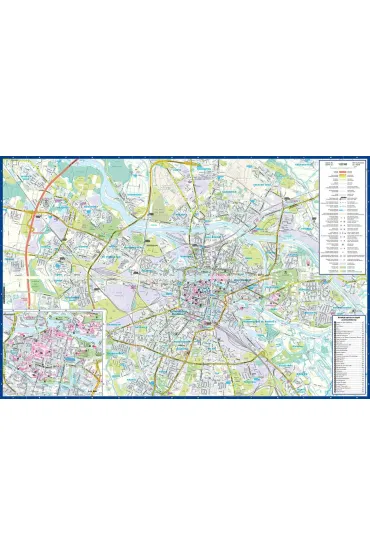 Wroc�aw laminowany map&guide 2w1 przewodnik i mapa