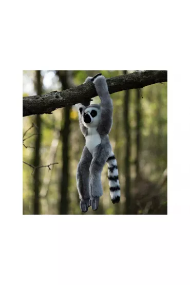 Pluszowy lemur na rzepy One for Fun