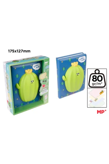 Mp Main Paper NOTES SQUISHY KAKTUS 127X175/128K MP PB848-06