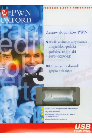 Audiobook Uniwersalny s�ownik j�zyka polskiego \ Wielki s�ownik angielsko-polski polsko-angielski Pendrive CD