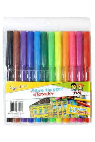 Gimboo Flamastry 12 szt.