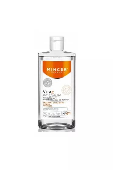 Mincer Pharma Vita C Infusion regeneruj�cy p�yn micelarny do twarzy No.611 500 ml