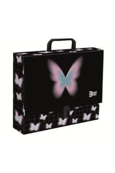 St. Majewski Teczka z r�czk� A4 XL Pastel Butterfly