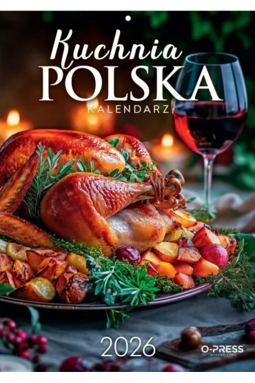Opress Kalendarz 2026 A4 wieloplanszowy Kuchnia Polska