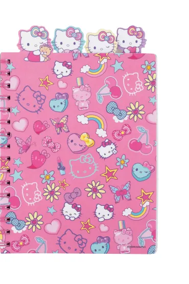 Patio Ko�obrulion A5 100k.w kratk� z g��wkami Hello Kitty pink wz�r 1