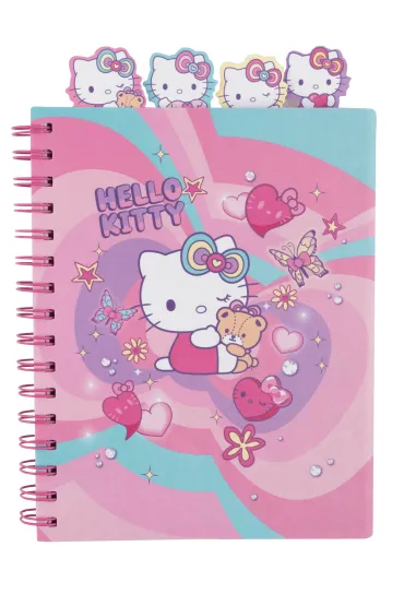 Patio Ko�obrulion A5 100k.w kratk� z g��wkami Hello Kitty pink wz�r 1