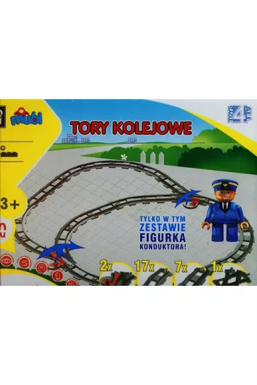 Klocki Blocki Zestaw tor�w BLOCKI MUBI 26 el MU2088A