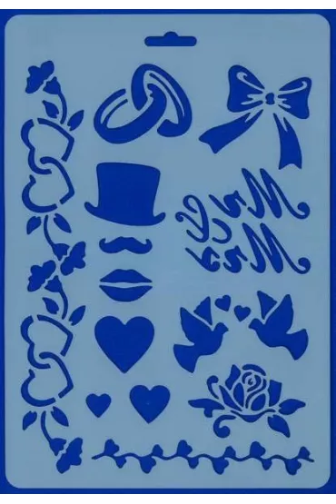 Fandy Szablon Silhouette wesele